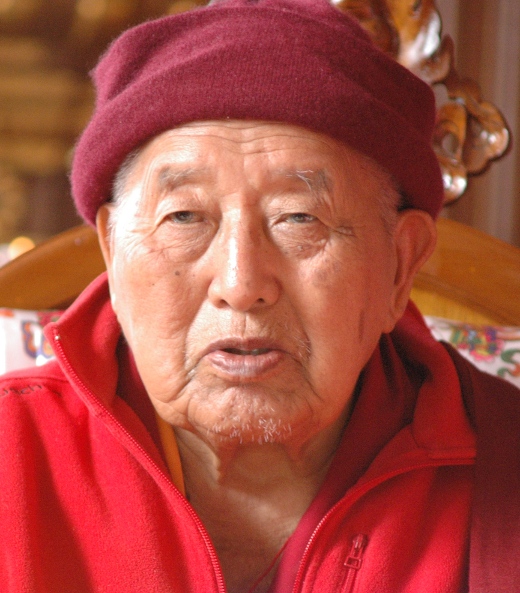Yongdzin Tenzin Namdak Rinpoche, 2012, photo: Rosa-Maria Mendez