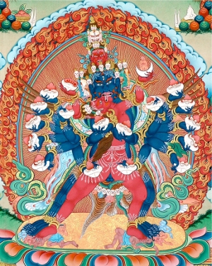 Ma Gyud - Bon mother tantra - Thangka
